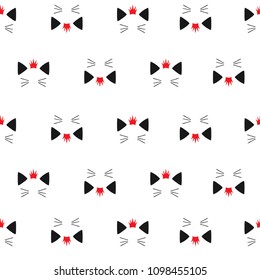 Cute animal patterns vector