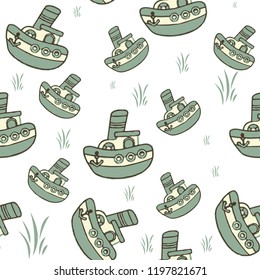 Cute animal patterns vector