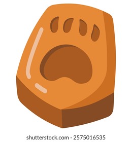 Cute Animal Paw Print Illustration