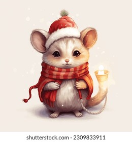 cute animal, cute pet, costume, Christmas day