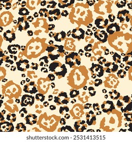 Cute animal print leopard pattern