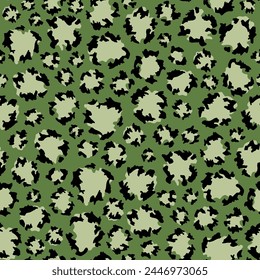 Cute animal print seamless pattern