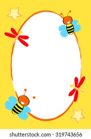 cute animal with scrapbook elements