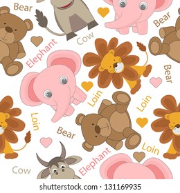 cute animal seamless