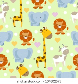 cute animal seamless