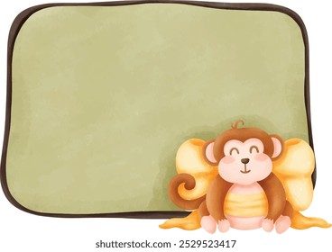 cute animal textbox, decorate card, baby shower card.