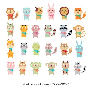 cute animal vector collection