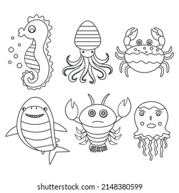 Cute Animal Vektor EPS DATEI Coloring Arts