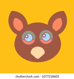 cute animal vector icon