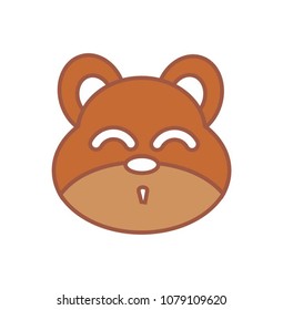 cute animal vector icon