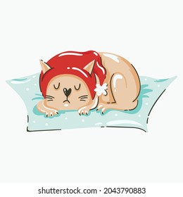 cute animal vector illustration. cute animal art for baby. animal art for background poster and card