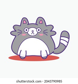 cute animal vector illustration. cute animal art for baby. animal art for background poster and card
