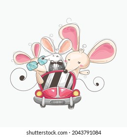 cute animal vector illustration. cute animal art for baby. animal art for background poster and card