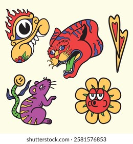cute animal vector illustration art