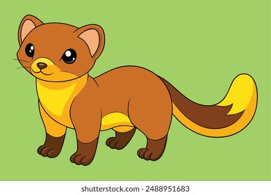 Cute Animal Vector Illustration | Cartoon, Clipart and Line Art Design