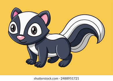 Cute Animal Vector Illustration | Cartoon, Clipart and Line Art Design