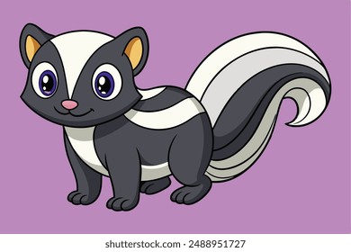 Cute Animal Vector Illustration | Cartoon, Clipart and Line Art Design