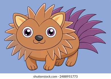 Cute Animal Vector Illustration | Cartoon, Clipart and Line Art Design