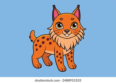 Cute Animal Vector Illustration | Cartoon, Clipart and Line Art Design