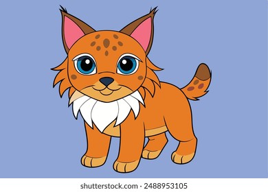 Cute Animal Vector Illustration | Cartoon, Clipart and Line Art Design