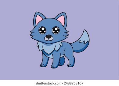 Cute Animal Vector Illustration | Cartoon, Clipart and Line Art Design