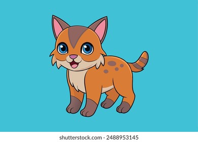 Cute Animal Vector Illustration | Cartoon, Clipart and Line Art Design