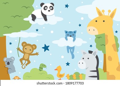 Wallpaper Kids Room Design High Res Stock Images Shutterstock