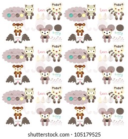 cute animal wrapper design