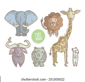 Cute animals in Africa
