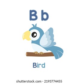 Cute Animals alphabet for kids education.
