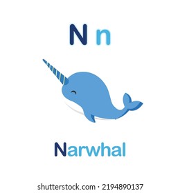 Cute Animals alphabet for kids education. 