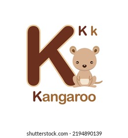 Cute Animals alphabet for kids education. 