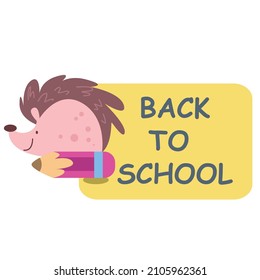 cute animals back to school