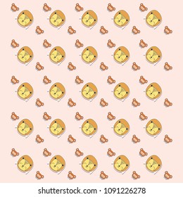 Cute animals background