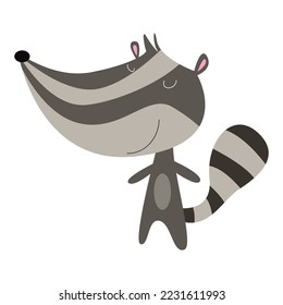 Cute Animals Cartoon Characters suitable for children's clothing designs