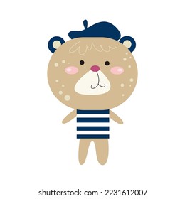 Cute Animals Cartoon Characters suitable for children's clothing designs