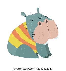 Cute Animals Cartoon Characters suitable for children's clothing designs