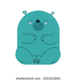 Cute Animals Cartoon Characters suitable for children's clothing designs