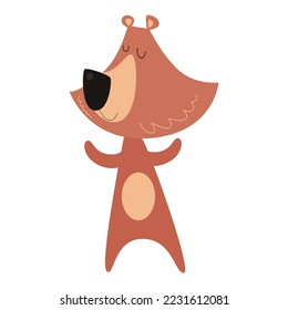 Cute Animals Cartoon Characters suitable for children's clothing designs