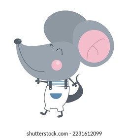 Cute Animals Cartoon Characters suitable for children's clothing designs