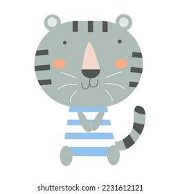 Cute Animals Cartoon Characters suitable for children's clothing designs
