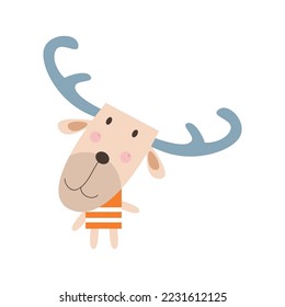 Cute Animals Cartoon Characters suitable for children's clothing designs