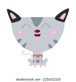 Cute Animals Cartoon Characters suitable for children's clothing designs
