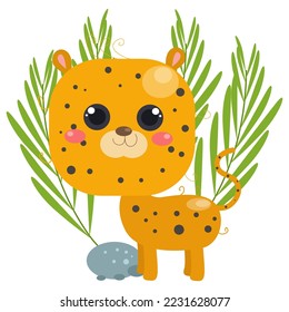 Cute Animals Cartoon Characters suitable for children's clothing designs