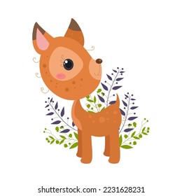 Cute Animals Cartoon Characters suitable for children's clothing designs