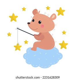 Personajes de dibujos animados para niños aptos para el diseño de ropa para niños