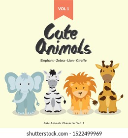 Cute animals character vol 1