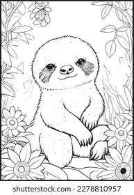 Cute Animals Coloring Pages .