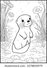 Cute Animals Coloring Pages .