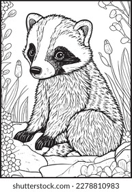 Cute Animals Coloring Pages .